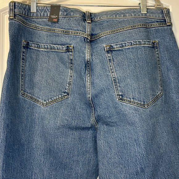 Torrid Mom Jeans straight premium classic High Rise Size 20 - Picture 6 of 6